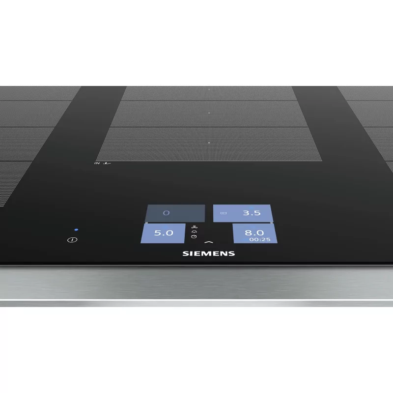 Kontrolsat - Placa de Indução Siemens EX-975-KXW-1-E - 5 Zonas, 11100W, Preto