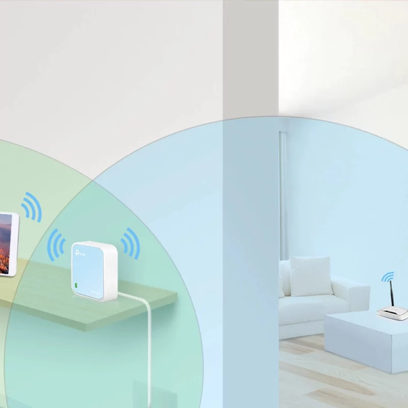 Kontrolsat - Mini Router Wireless TP-Link TL-WR802N - 300Mbps