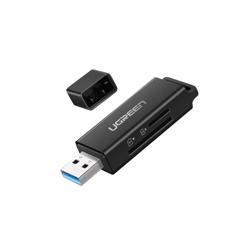 Kontrolsat - Leitor USB de Cartão SD/MicroSD CM104 UGREEN