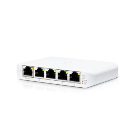 Kontrolsat - Switch Flex Mini - 5 Portas RJ45 - 1 Entrada PoE 802.3af