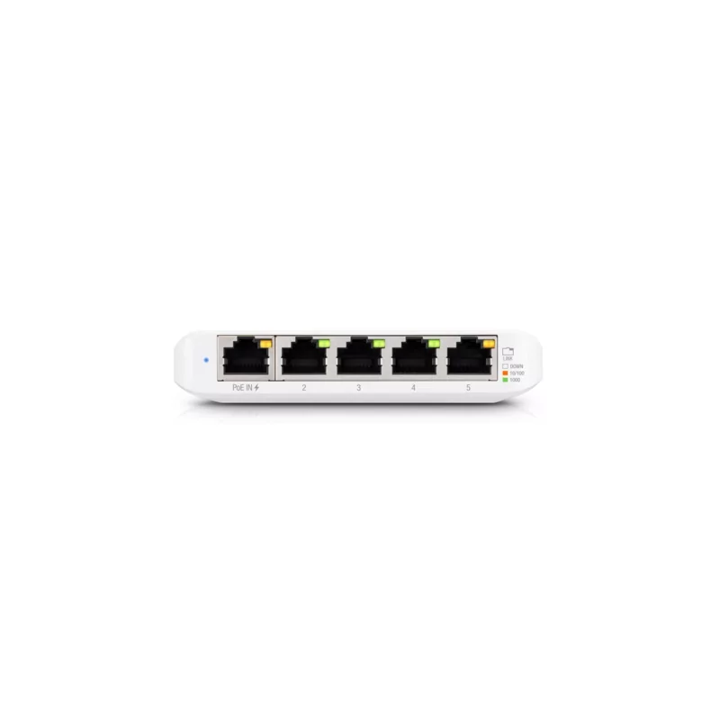 Kontrolsat - Switch Flex Mini - 5 Portas RJ45 - 1 Entrada PoE 802.3af