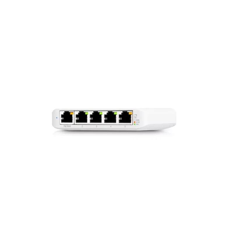 Kontrolsat - Switch Flex Mini - 5 Portas RJ45 - 1 Entrada PoE 802.3af