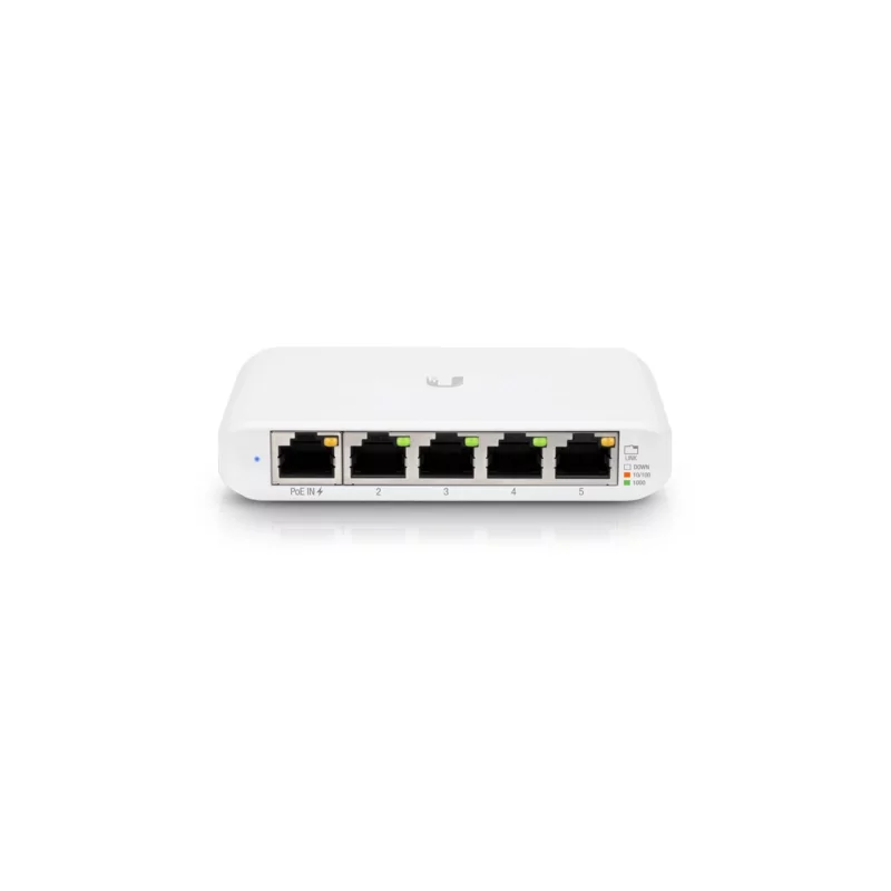 Kontrolsat - Switch Flex Mini - 5 Portas RJ45 - 1 Entrada PoE 802.3af