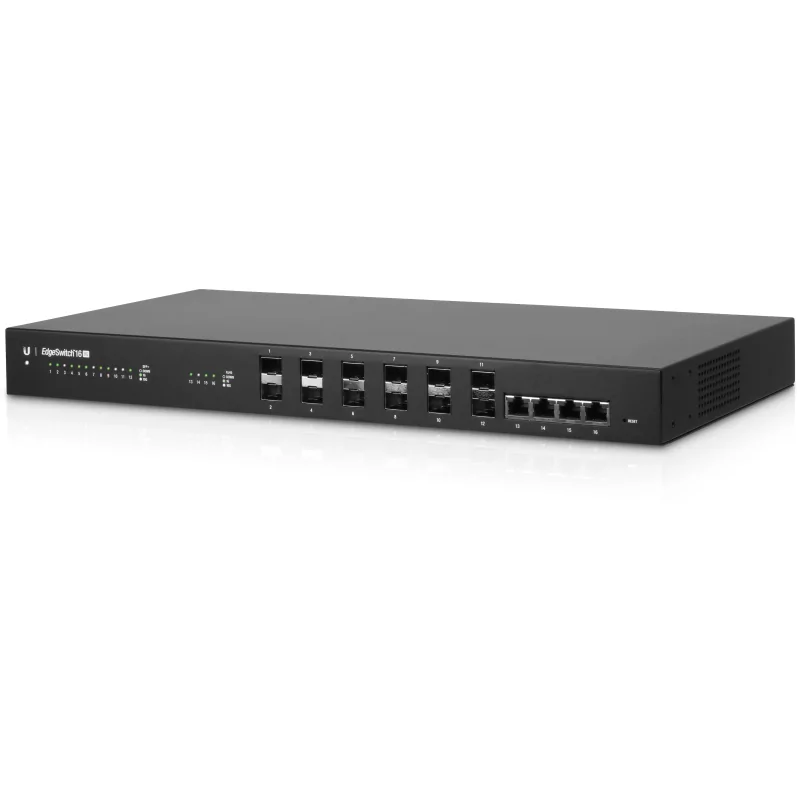 Kontrolsat - Switch de Rede Ubiquiti Networks EdgeSwitch 16 XG | Branco