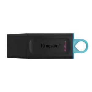 Kontrolsat - Pendrive 64gb Usb 3.2 Kingston Dt Exodia Preto / Turquesa