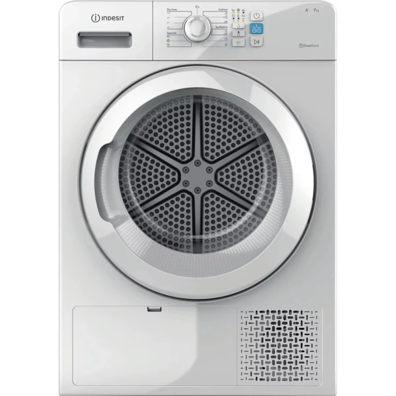 Kontrolsat - Máquina de Secar Roupa Indesit - 7Kg - Bomba de Calor - YT M08 71 R EU Kontrolsat - Máquina de Secar Roupa Indesit - 7Kg - Bomba de Calor - YT M08 71 R EU