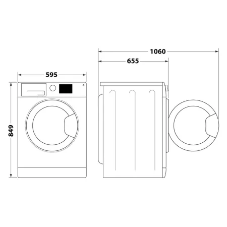 Kontrolsat - Hotpoint Tumble Dryer - 8Kg - Heat Pump - NT M11 8X3SK EU