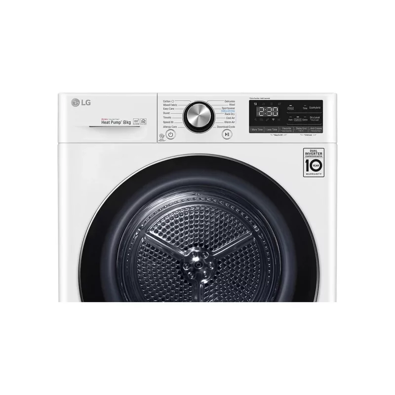 Kontrolsat - Máquina de Secar Roupa LG - 8 Kg - Bomba de calor - RC80V9AV2W
