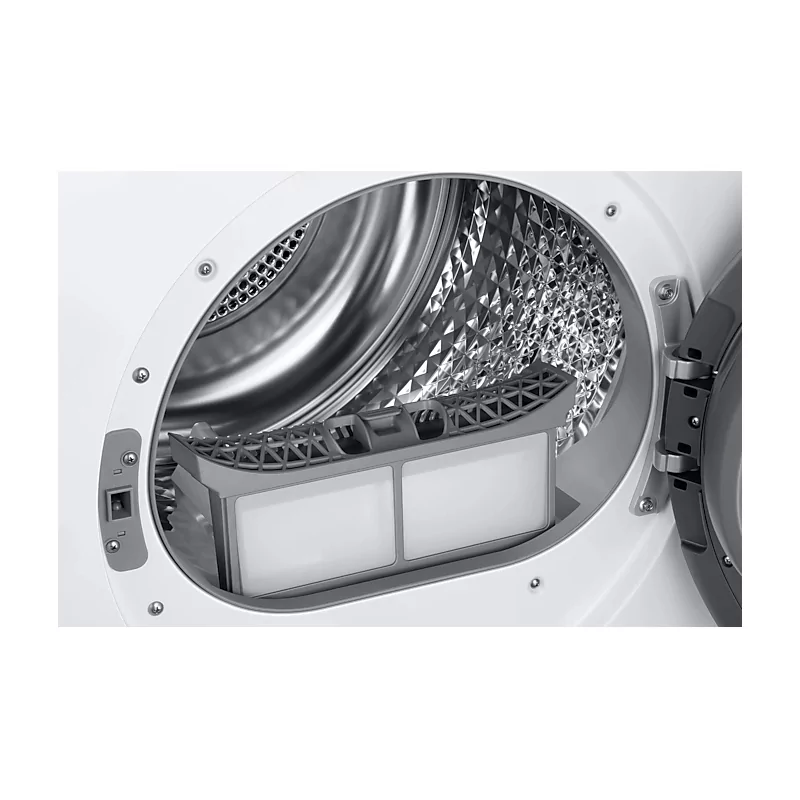 Kontrolsat - Máquina de Secar Roupa Samsung - 9Kg - Bomba de Calor - DV90T5240TW/S3