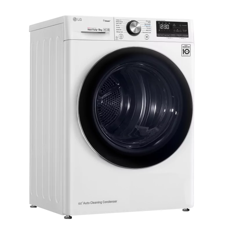 Kontrolsat - Máquina de Secar Roupa LG - 9 Kg - Bomba de Calor - RC90V9AV2W