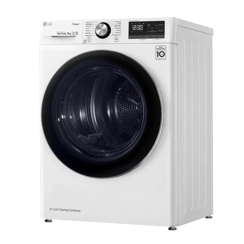 Kontrolsat - Máquina de Secar Roupa LG - 9 Kg - Bomba de Calor - RC90V9AV2W