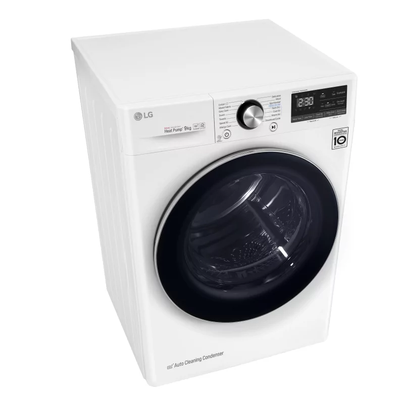 Kontrolsat - Máquina de Secar Roupa LG - 9 Kg - Bomba de Calor - RC90V9AV2W