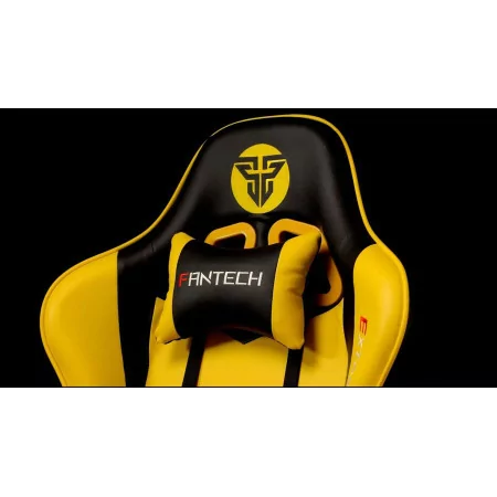 Cadeira Gaming Fantech Extreme GC180Y (Ate 120 kg - Altura Ajustavel - Amarelo)