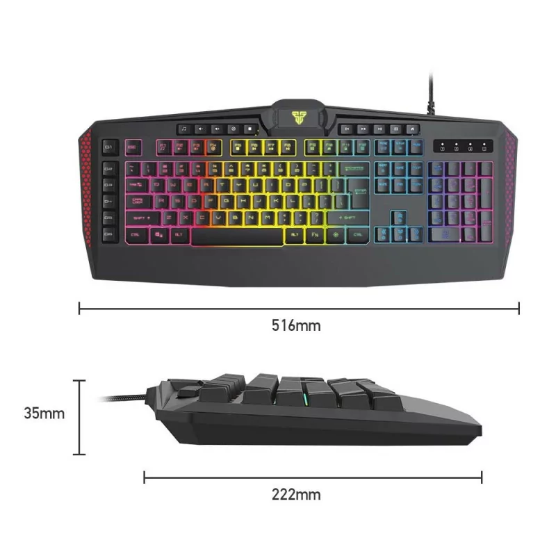 Fantech Gaming Membrane Keyboard Booster K513 (USB - RGB)