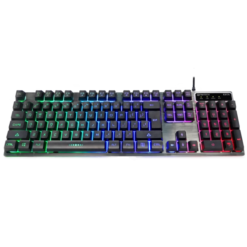 Teclado Gaming Fantech Fighter II K613L (USB - Membrana - RGB)