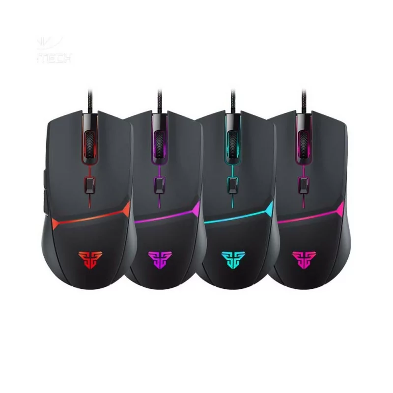 Ratón Gaming Fantech Crypto VX7 (8000 DPI - USB - Negro)