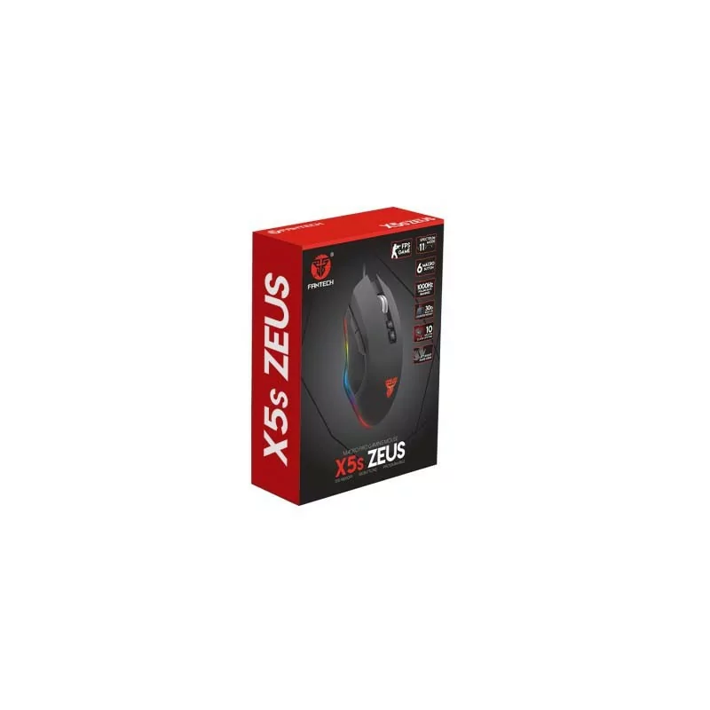 Fantech Gaming Mouse Zeus X5s (4800 DPI - USB - Black)