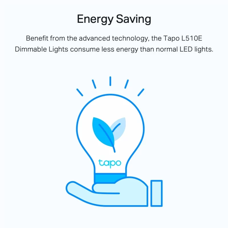 Kontrolsat - Tapo L510E 2700K Wireless Smart Light Bulb - TP-Link - (2 Pack)