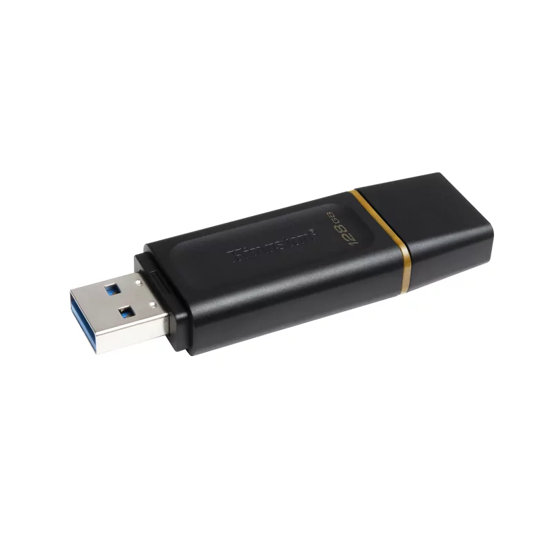 Kontrolsat - Pendrive 128gb Usb 3.2 Kingston Dt Exodia Preto / Amarelo