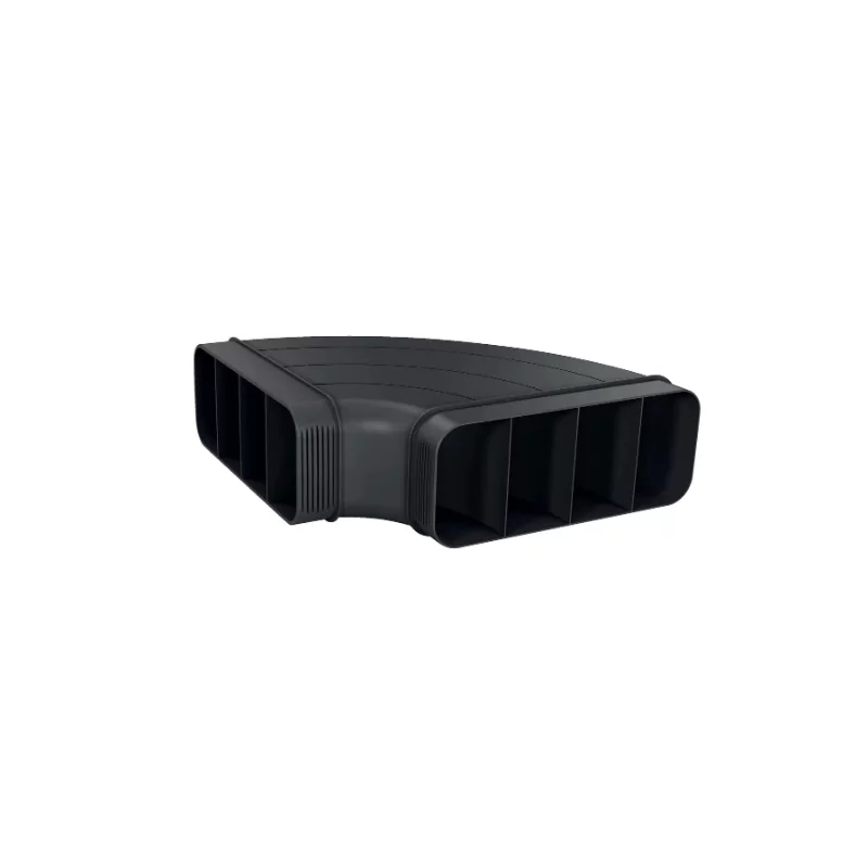 Kontrolsat - Curva 90º Horizontal SIEMENS HZ9VDSB1 - Para Tubo Plano, Preto Kontrolsat - Curva 90º Horizontal SIEMENS HZ9VDSB1 - Para Tubo Plano, Preto