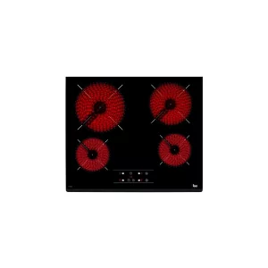 Kontrolsat - Placa Encastrar TEKA TT PRO 6415 - 4 Zonas Vitrocerâmica, Preto