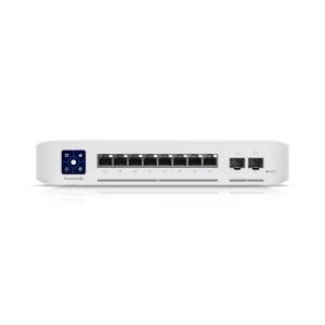 Kontrolsat - Ubiquiti Switch Enterprise 8 POE 120W / 10 Portas SFP+ - Gerenciável Branco