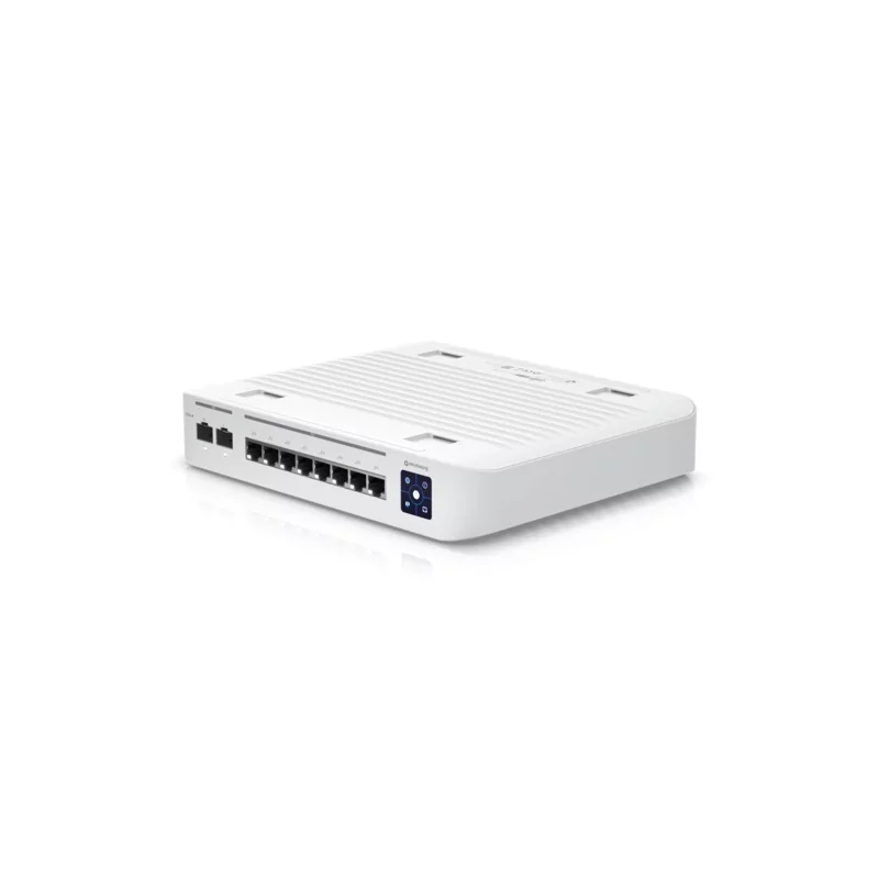 Kontrolsat - Ubiquiti Switch Enterprise 8 POE 120W / 10 Portas SFP+ - Gerenciável Branco
