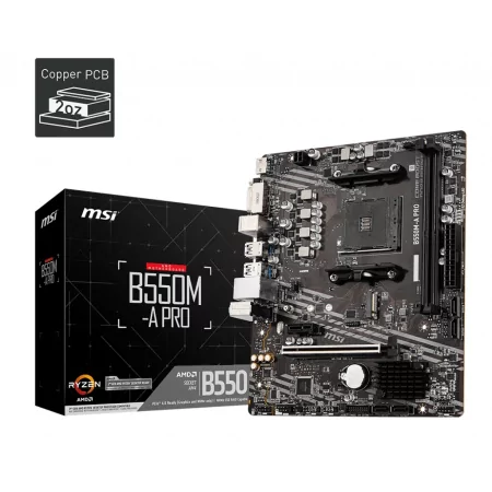 Kontrolsat - Motherboard MSI Micro-ATX B550M-A Pro AM4 - 911-7C96-006