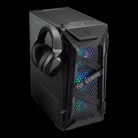 Kontrolsat - Torre Atx Asus Tuf Gaming Gt301 Preto Cristal Cheio Corpo J?...