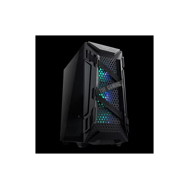 Kontrolsat - Torre Atx Asus Tuf Gaming Gt301 Preto Cristal Cheio Corpo J?...
