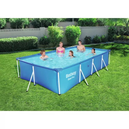 Kontrolsat - Piscina pool frame 400x211x81cm pvc bestway 56405cb Kontrolsat - Piscina pool frame 400x211x81cm pvc bestway 56405cb