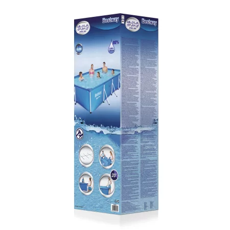 Kontrolsat - Piscina pool frame 400x211x81cm pvc bestway 56405cb Kontrolsat - Piscina pool frame 400x211x81cm pvc bestway 56405cb