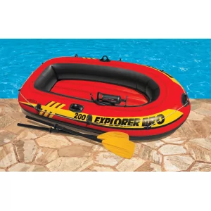 Kontrolsat - Barco Insuflável Intex Explorer Boat Pro 200 - 196x102x33 cm