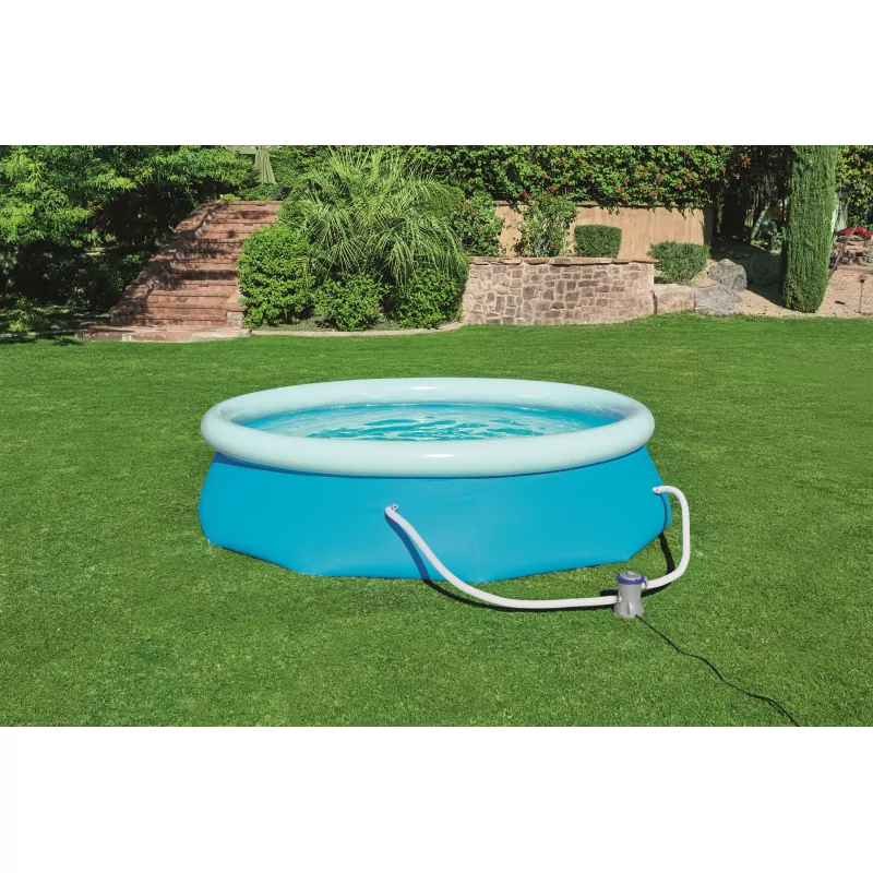 Kontrolsat - Piscina Insuflável Bestway Fast Set - 305x76cm - 3.200 L - com Depuradora