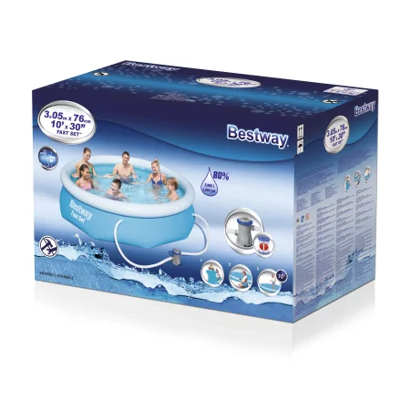 Kontrolsat - Piscina Insuflável Bestway - ø305x76cm - 3.200 L - com Depuradora