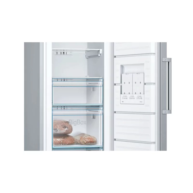 Kontrolsat - Congelador Vertical Bosch - 246L - Inox - GSN33VLEP (Série 4)