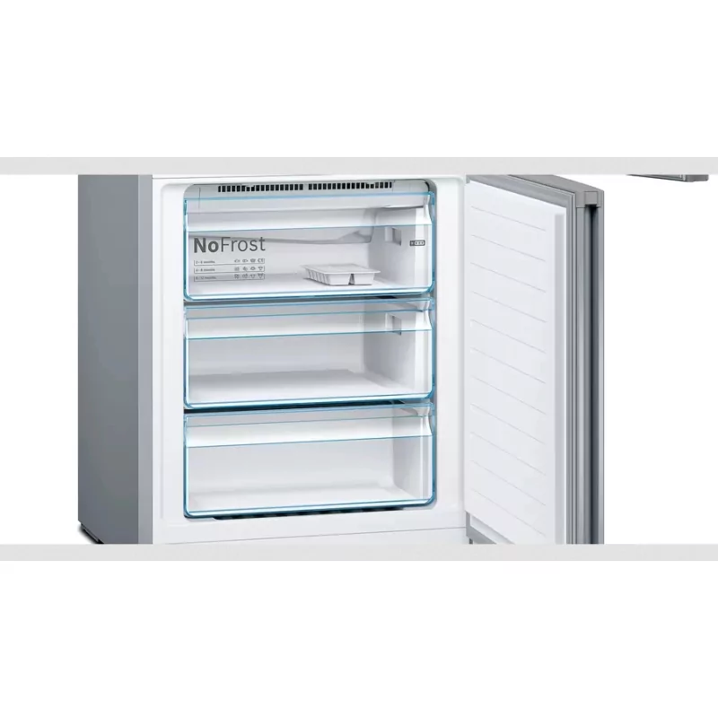 Kontrolsat - Combinado Bosch KGN49XIEA (438L - Classe E - Inox)
