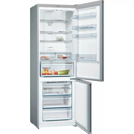 Kontrolsat - Combinado Bosch KGN49XLEA (438L - Classe E - Inox)