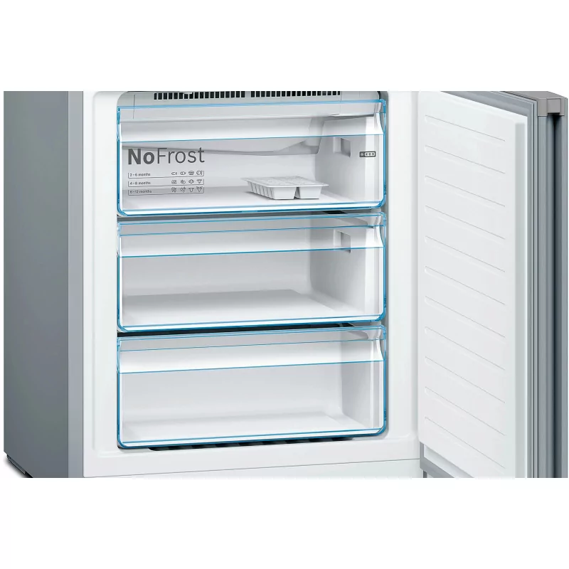 Kontrolsat - Combinado Bosch KGN49XLEA (438L - Classe E - Inox)