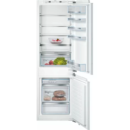 Kontrolsat - Frigorífico Combinado de Encastre Bosch - 272L - Branco - KIS86AFE0 (Série 6) Kontrolsat - Frigorífico Combinado de Encastre Bosch - 272L - Branco - KIS86AFE0 (Série 6)