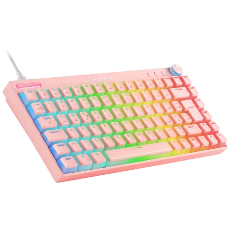 Kontrolsat - Teclado Mecânico Mars Gaming - Rosa - MKCLOUDPRES