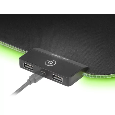 Kontrolsat - Tapete de Rato Mars Gaming - XXL RGB - 2 x USB 2.0 Hub - MMPRGB2 Kontrolsat - Tapete de Rato Mars Gaming - XXL RGB - 2 x USB 2.0 Hub - MMPRGB2