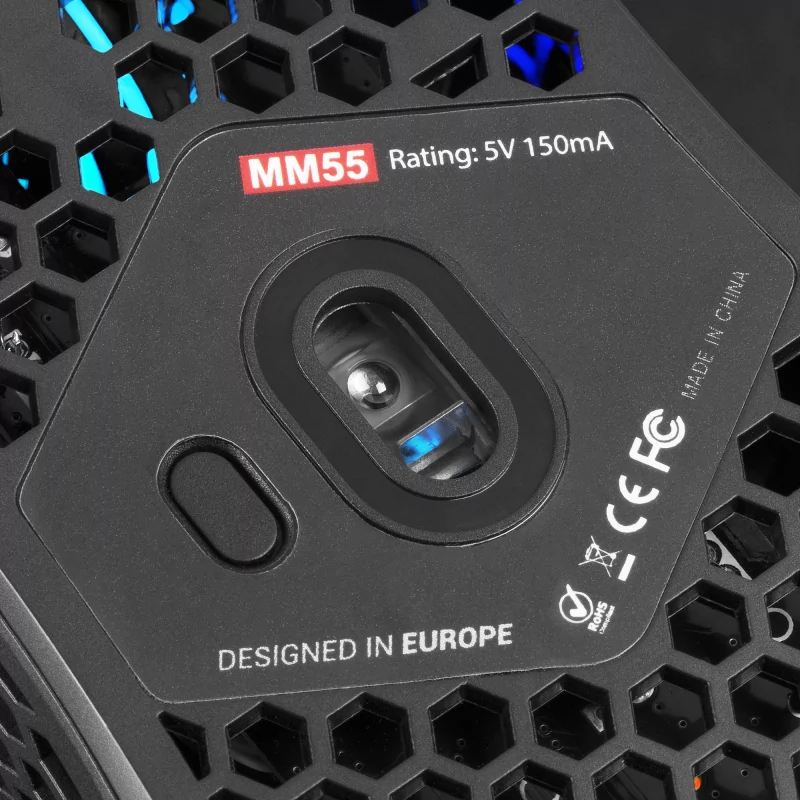 Kontrolsat - Rato Mars Gaming - 12.800 DPI - RGB - MM55