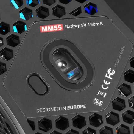 Kontrolsat - Rato Mars Gaming - 12.800 DPI - RGB - MM55