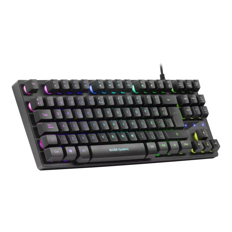 Kontrolsat - Teclado Mars Gaming - H-Mech - RGB - Preto - MKTKLPT