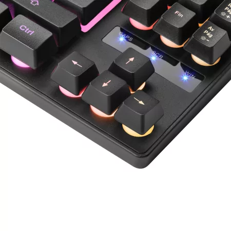 Kontrolsat - Teclado Mars Gaming - H-Mech - RGB - Preto - MKTKLPT Kontrolsat - Teclado Mars Gaming - H-Mech - RGB - Preto - MKTKLPT