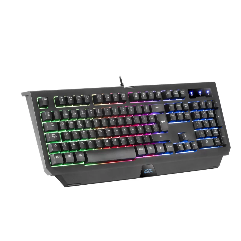 Kontrolsat - Keyboard + Mouse Mars Gaming - RGB - Black - MCP100
