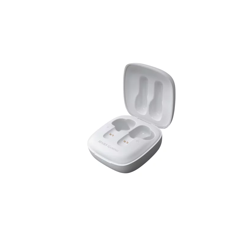 Kontrolsat - Auriculares Mars Gaming - Bluetooth - Wireless - Estojo de Carga - Brancos - MHIB