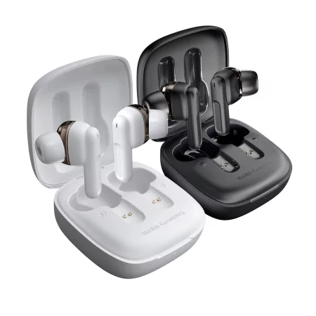 Kontrolsat - Auriculares Mars Gaming - Bluetooth - Wireless - Estojo de Carga - Brancos - MHIB Kontrolsat - Auriculares Mars Gaming - Bluetooth - Wireless - Estojo de Carga - Brancos - MHIB