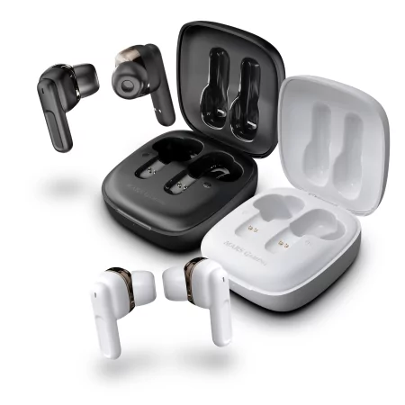 Kontrolsat - Auriculares Mars Gaming - Bluetooth - Wireless - Estojo de Carga - Brancos - MHIB Kontrolsat - Auriculares Mars Gaming - Bluetooth - Wireless - Estojo de Carga - Brancos - MHIB